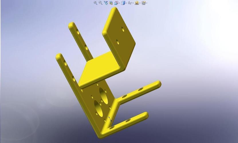 Plastic Pan&Tilt Servo Bracket 3D Print 113568