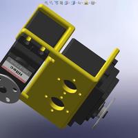 Plastic Pan&Tilt Servo Bracket - Thumbnail 3