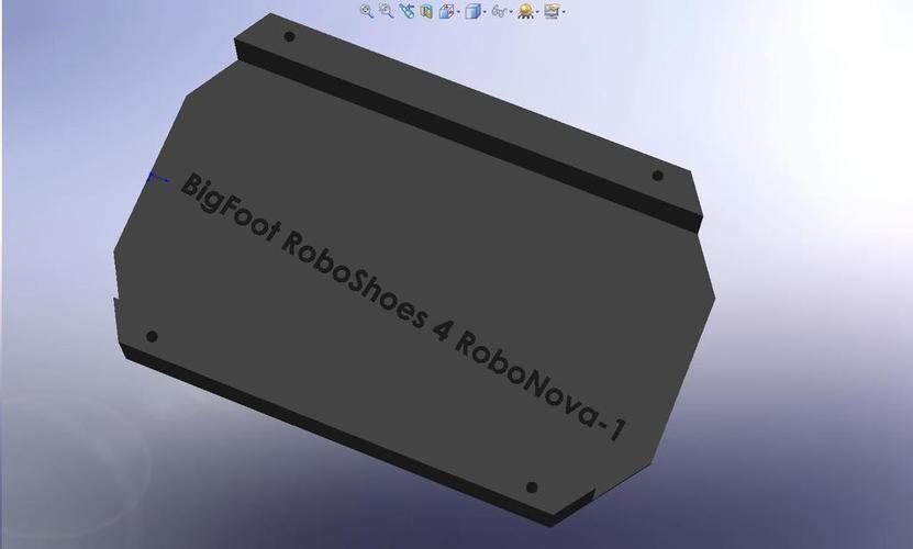 BigFoot RoboShoes -4- RoboNova-1 3D Print 113574