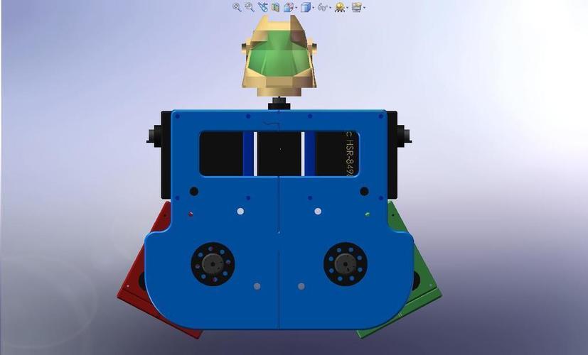 SwivelHips Kit for the HiTecRCD RoboNova-1 BiPedal Robot 3D Print 113575