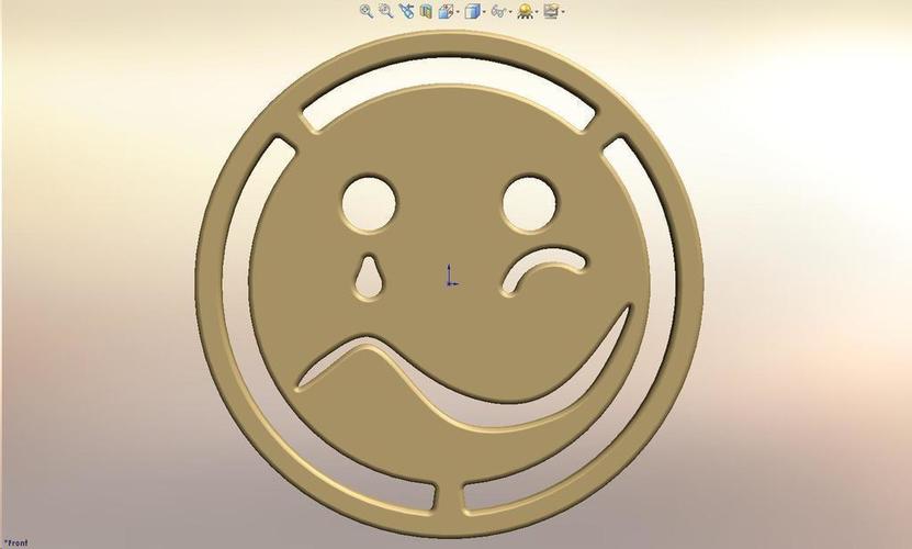a Sad & Happy Face 3D Print 113598