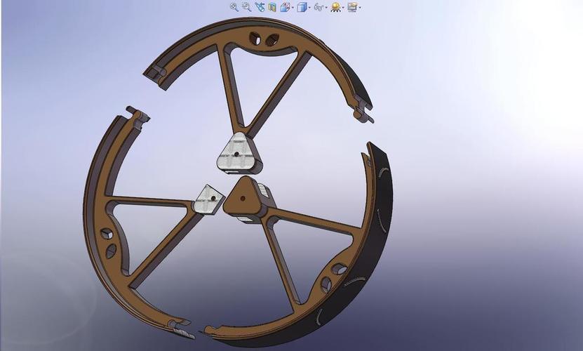 180mm Diameter MegaBoeBot Wheel Kit 3D Print 113608