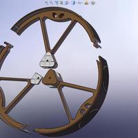 180mm Diameter MegaBoeBot Wheel Kit - Thumbnail 5