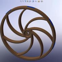Mars Rover like BoeBot Wheel Rim - Thumbnail 1