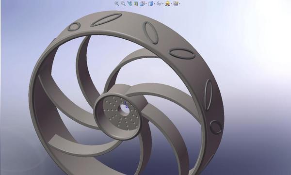 MarsRover MonsterBot Wheel Rim