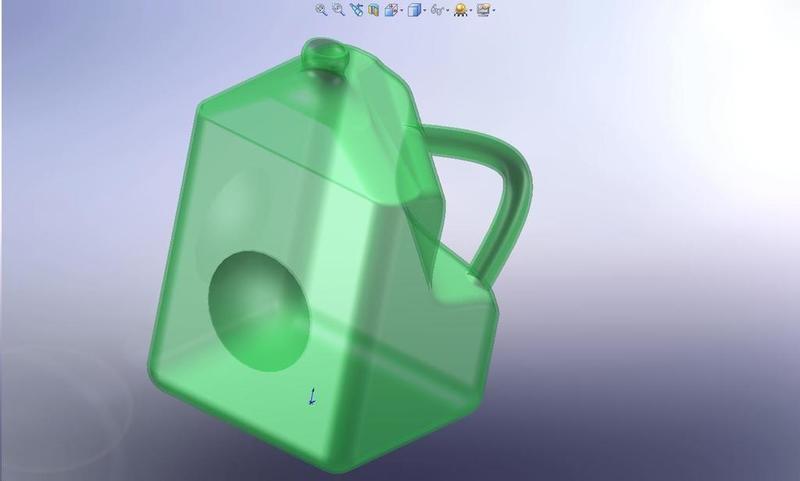 CupCake MakerBot Milk Carton