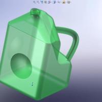 Small CupCake MakerBot Milk Carton 3D Printing 113619