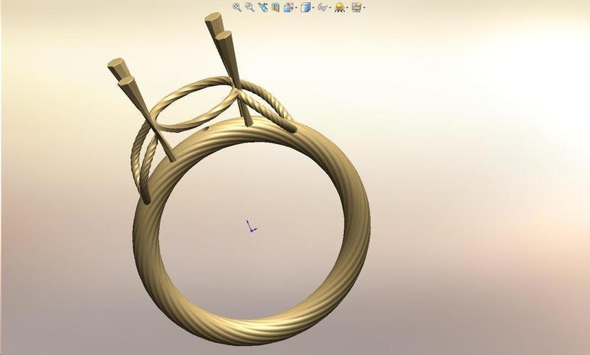 Ladies Diamond (Engagment?) Ring 3D Print 113637