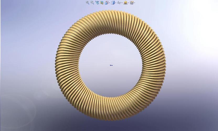 Dense Spiral Donut Shaped Cup Cake 3D Print 113642