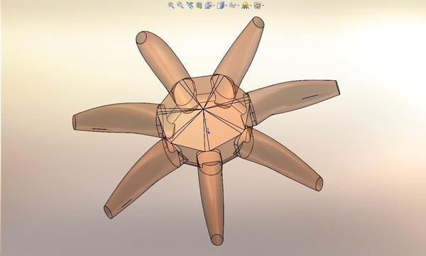 7 Leged MechaStarFish 4 the MakerBot CupCake Printer