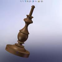 Small Table Lamp Stand 3D Printing 113647