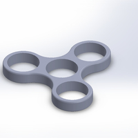 Small Hand Spinner Triple 3D Printing 113659