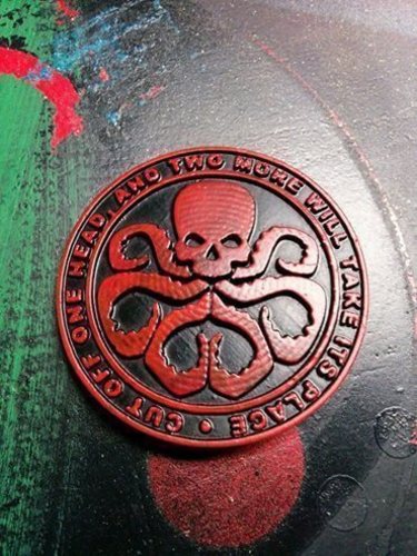 Hydra Badge 3D Print 113673