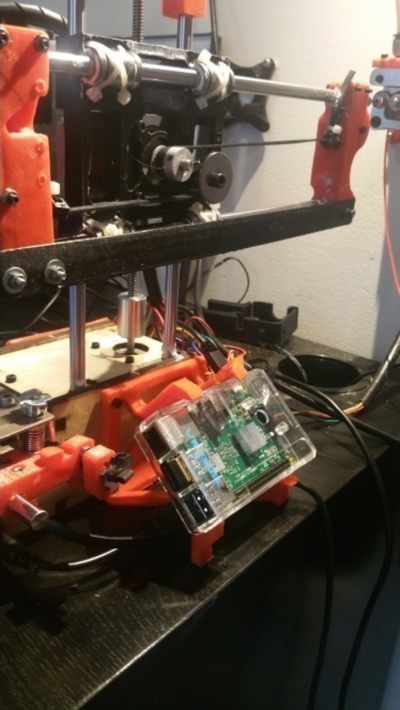 Printrbot 1405 rear leg (PI mount)