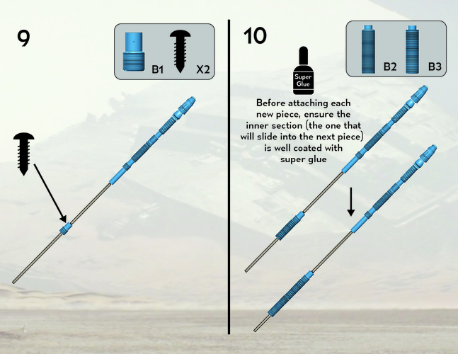 Rey's Quarterstaff 3D Print 113718