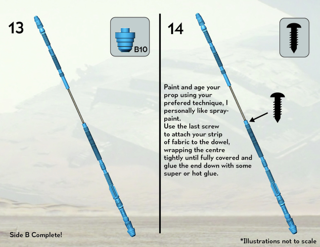 Rey's Quarterstaff 3D Print 113720