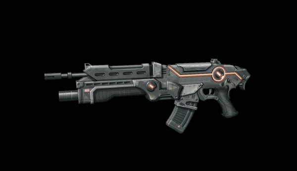 Futuristic Assault Rifle