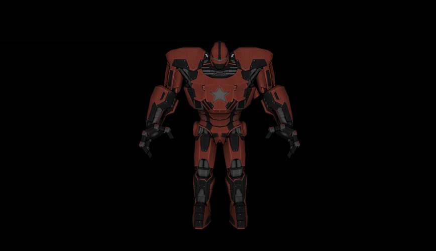 Crymson Dynamo - Iron Man 3 3D Print 113754