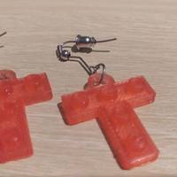 Lego T Earrings - Thumbnail 2