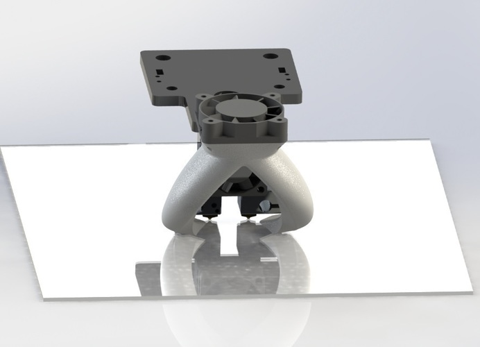 Fang (fan) Duct for Tevo Tarantula Dual Extruder Stock 3D Print 113941