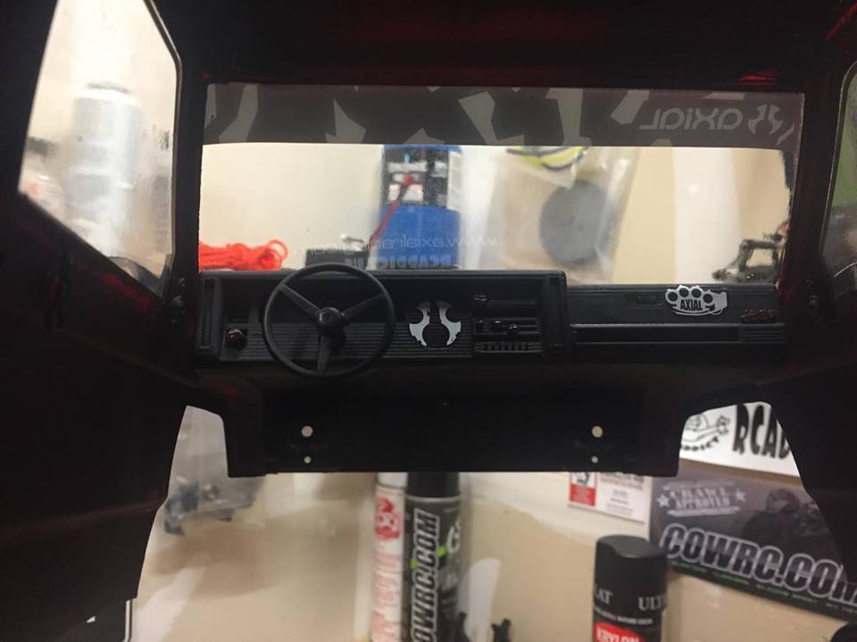 3D Printed SCX-10 II XJ Dashboard by Adam @ Spare Time 3D Printed SCX-10 II XJ Dashboard by Adam @ Spare Time