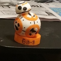 Small BB-8 Stand 3D Printing 113996