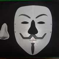 Simple Guy Fawkes Mask - Thumbnail 1
