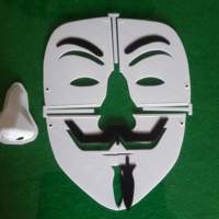 Simple Guy Fawkes Mask - Thumbnail 2