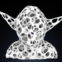 Holder pencils on your desk. Yoda bust - Thumbnail 4