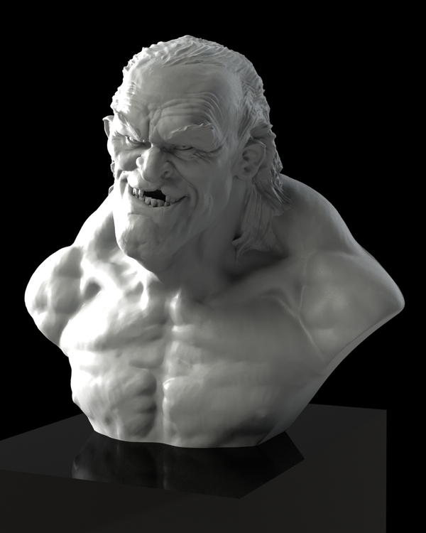 Scary old dude bust !