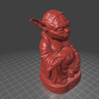 Small BuddaYoda 3D Printing 114263