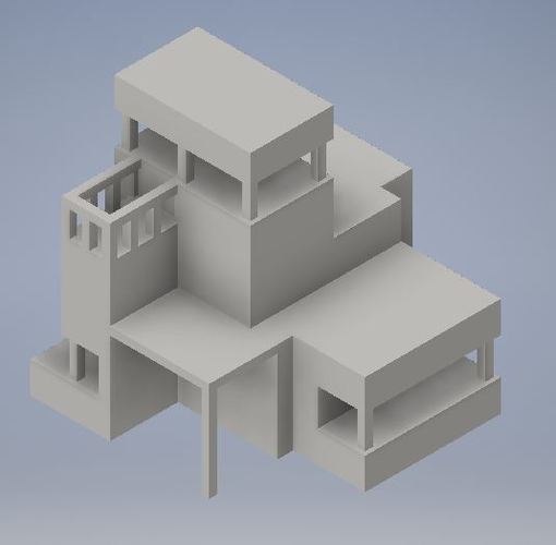 Student Designed House # 1 3D Print 114268