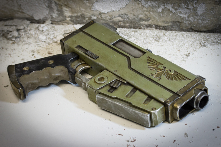 Warhammer 40K Handgun 3D Print 114275