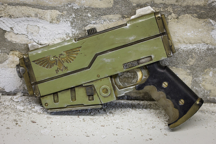 Warhammer 40K Handgun 3D Print 114277