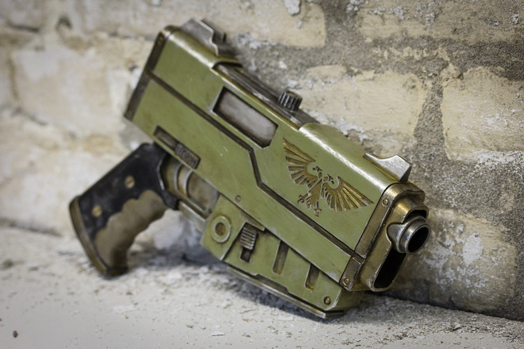 Warhammer 40K Handgun 3D Print 114280