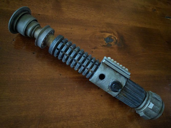 Obi Wan Hilt 3D Print 114325