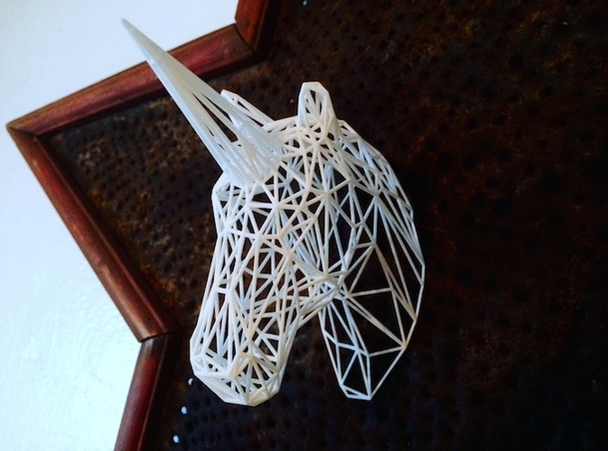 Wire Unicorn Statue (6 Inches) 3D Print 11437