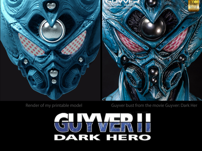 Guyver - Dark hero Helmet  3D Print 114374