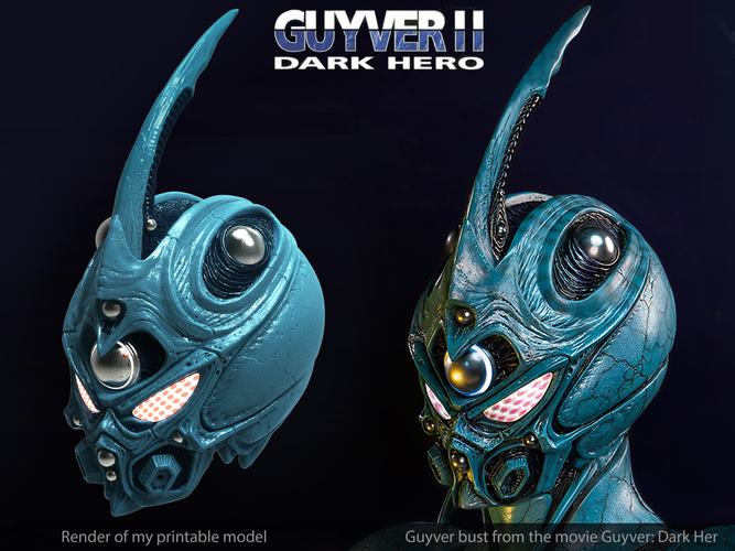 Guyver - Dark hero Helmet  3D Print 114375