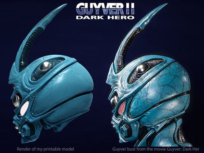 Guyver - Dark hero Helmet  3D Print 114376