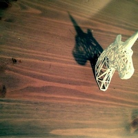 Wire Unicorn Statue (3 Inches) - Thumbnail 1