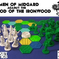 Small Pocket-Tactics Men of Midgard 2 of 2 3D Printing 1144