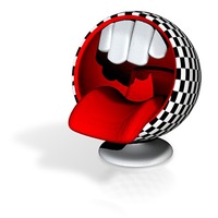 Big Mouth Bubble Chair - Thumbnail 2