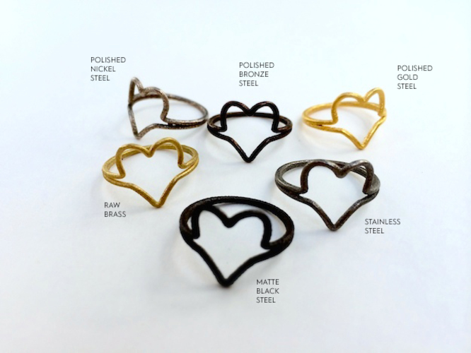 Wire Heart Ring (Size 7)