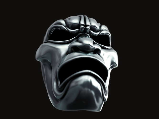 Immortal Warrior Mask - 300 3D Print 114538