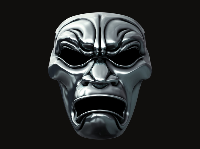 Immortal Warrior Mask - 300 3D Print 114542