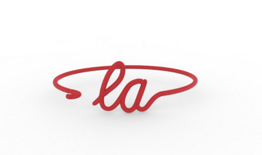 Wire Los Angeles (LA) Bracelet 3D Print 11455
