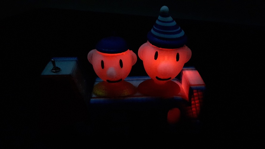 Pat & Mat nightlight 3D Print 114552