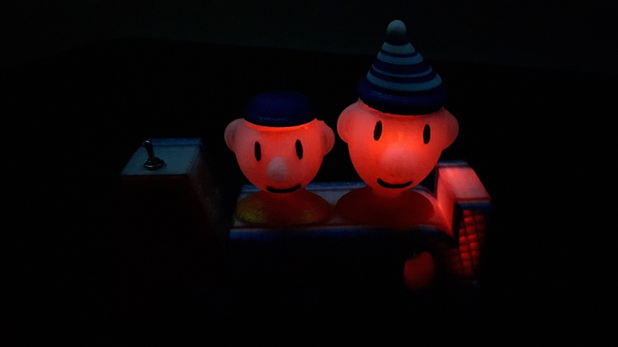 Pat & Mat nightlight 3D Print 114554