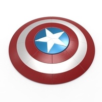 Captain America Shield - 40 cm, 3D printable - Thumbnail 1